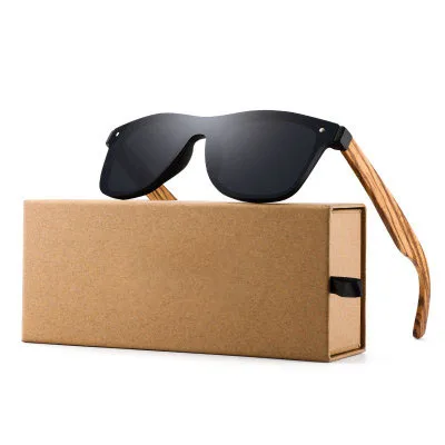 

2020 New Wooden Sunglasses Rimless Glasses Bamboo Wood Sunglasses Fashion Sunglasses Women 2021