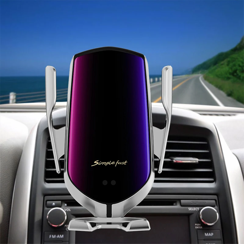 

2021 new qi car magnetic wireless charger auto wireless magnet charger