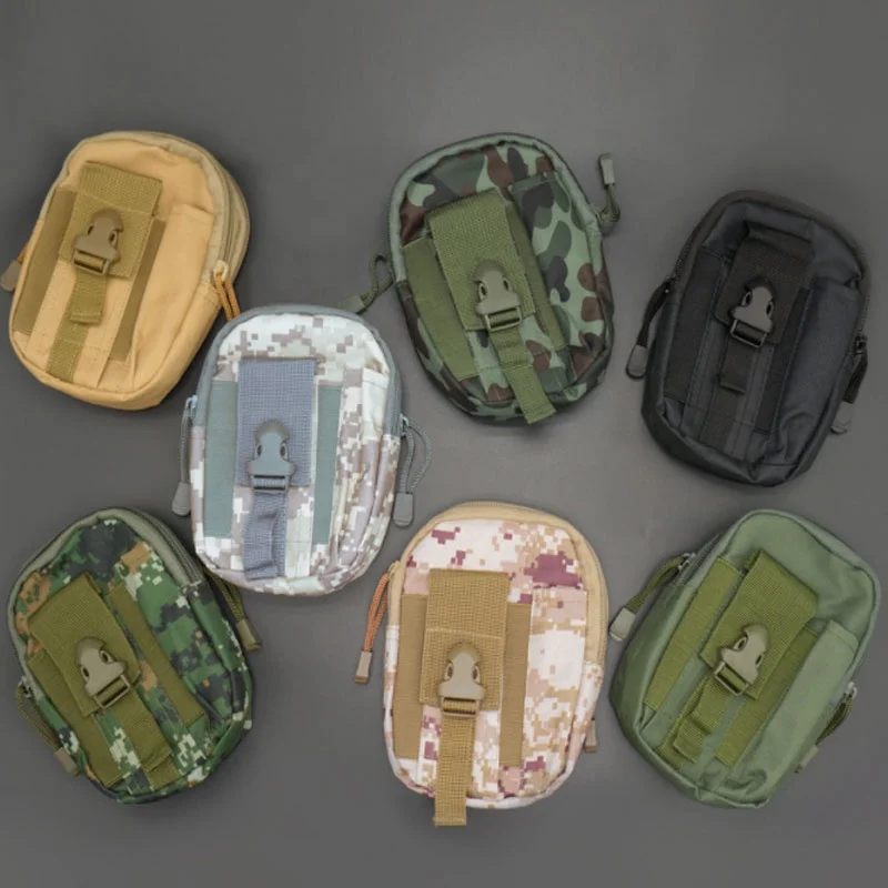

Tactical Molle Pouch Waist Pack Bag Hunting Molle Utility Tactical Small Pouch Bag, More than 10 colors for reference