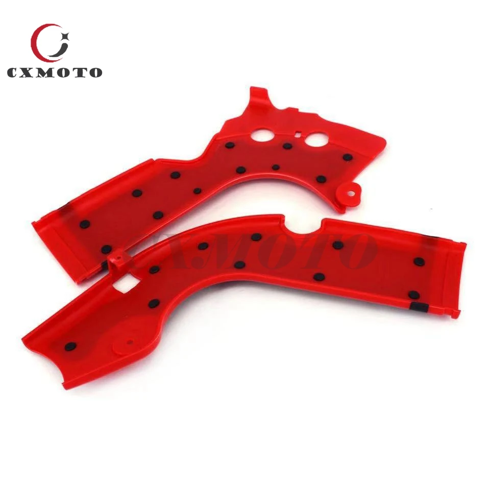 Red Acerbis Xgrip Frame Guard Fairing Covers Protector For Honda Crf