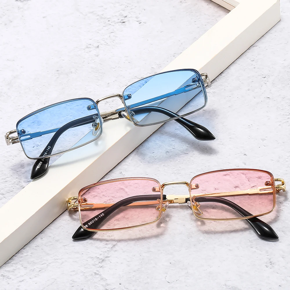 

Twooo 6068 New Fashion Alloy Frame Square Sunglasses 2022