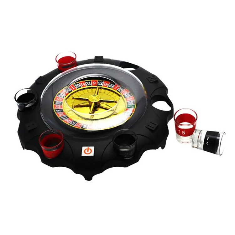

Russian lucky wheel wine set rotary drinking game KTV bars nightclub props electric roulette