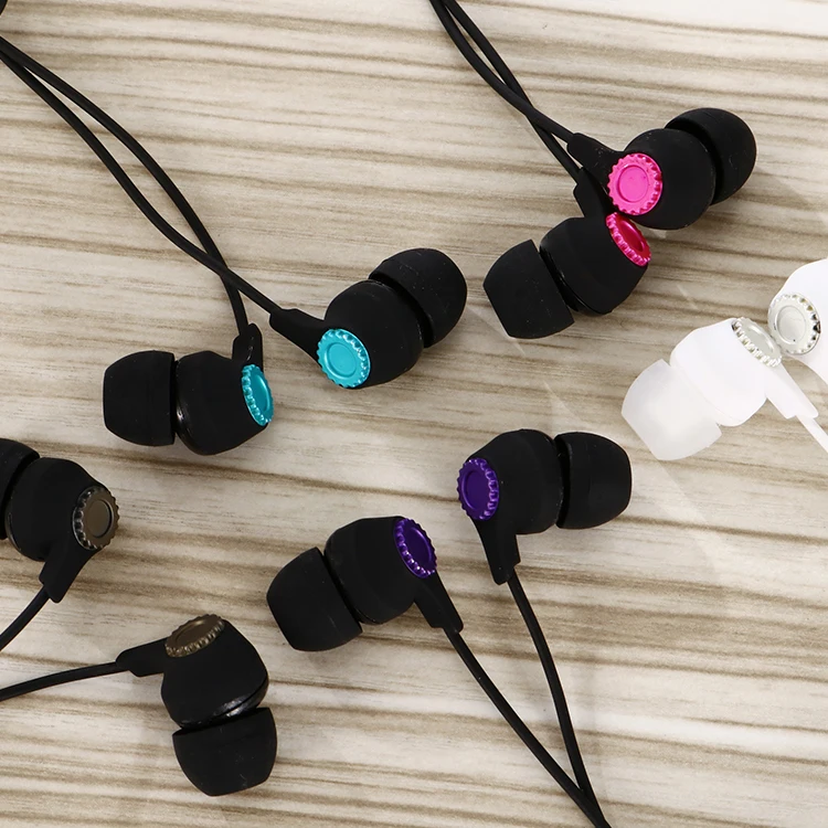 

NEW color Music Headset Cheap Best Selling High Quality Earphone In-ear 3.5mm Wired headset