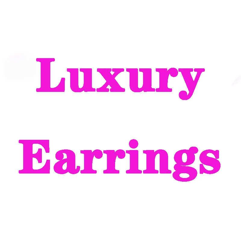 

2021 classic letter earrings designer jewelry famous brands woman luxurious earrings, Gold color