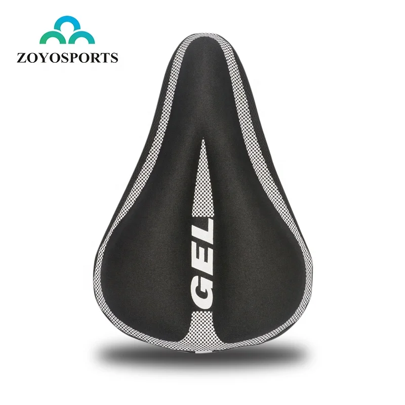 

Comfortable Exercise Bike Seat Cover Gel 90g Bicycle Saddle Cushion for Women Men Everyone Fits Bikes Indoor Cycling Soft, Black or as your request
