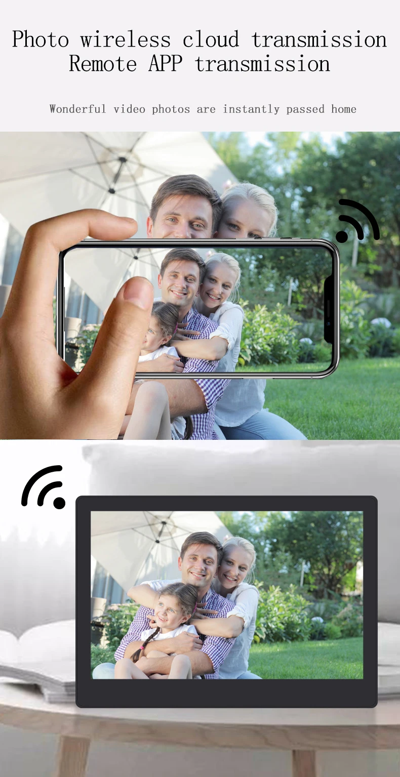 Digital Cloud Album 10.1 Inch Wifi 16gb Digital Photo Frame 1280x800