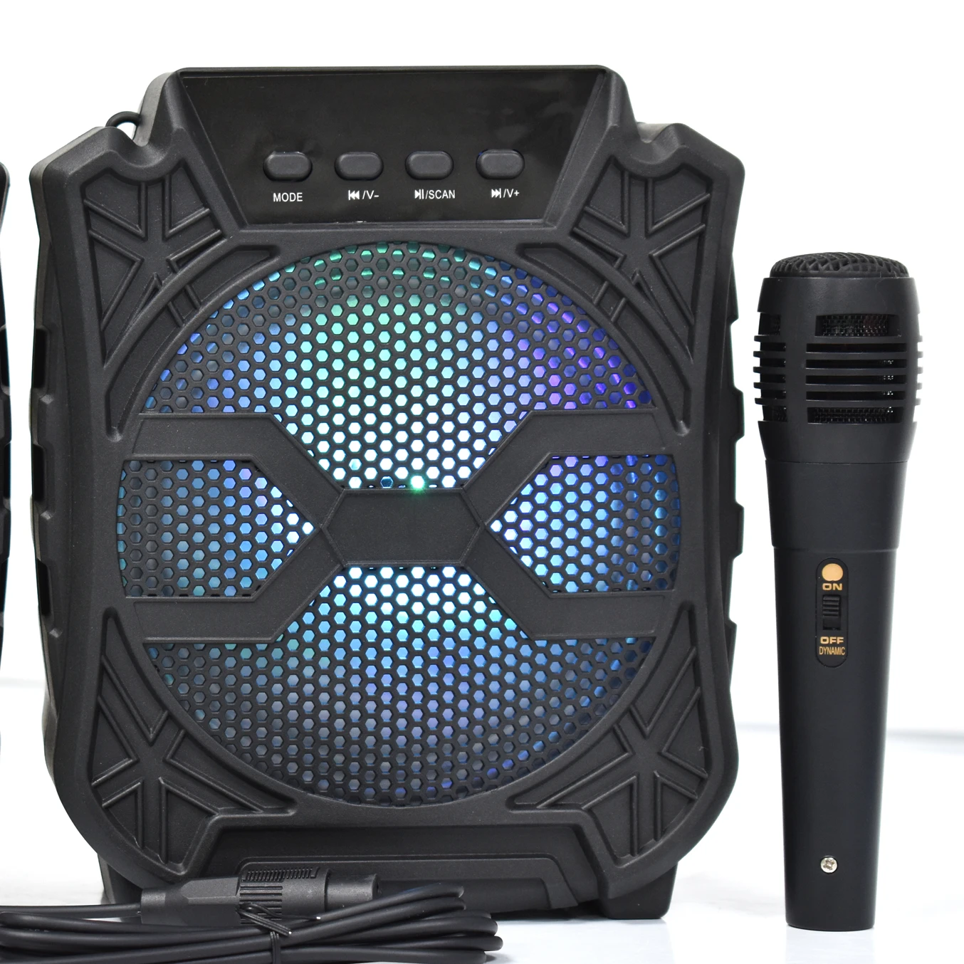 

Outdoor Speakers Wireless BT Speaker Mini Karaoke Player Audio Portable karaoke Speaker mic