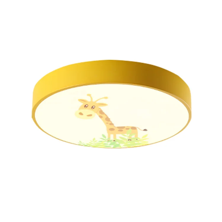 Loved by all the leaders ultra thin cartoon dog pattern baby room 24w acrylic ceiling light
