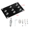 Aluminum Car Holder Mount Front Bumper Tow Hook License Plate Bracket
