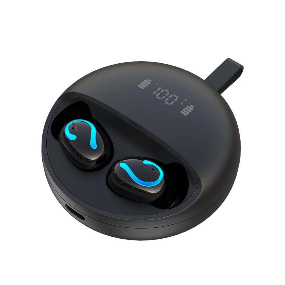 

Mini Wireless Earphones Sport Bluetooth V5.0 EDR In Ear Long Earbuds