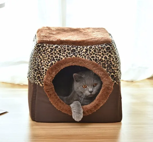 

Amazon Hot Sell Cat House Four Seasons Space Capsule Cat House Villa Foldable Cat Litter, 4 colors