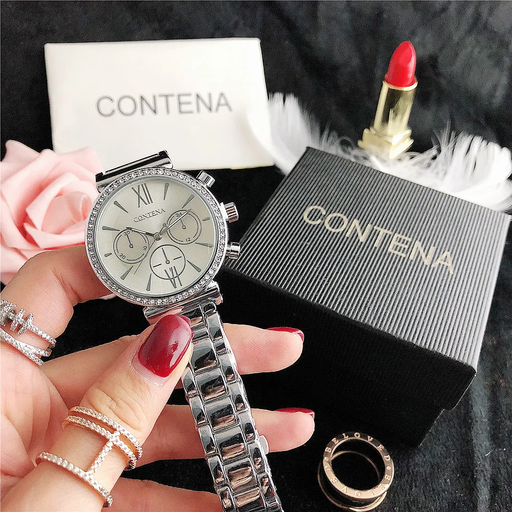

OEM ODM high quality all stainless steel elegant ladies sapphire wrist watches, 5color