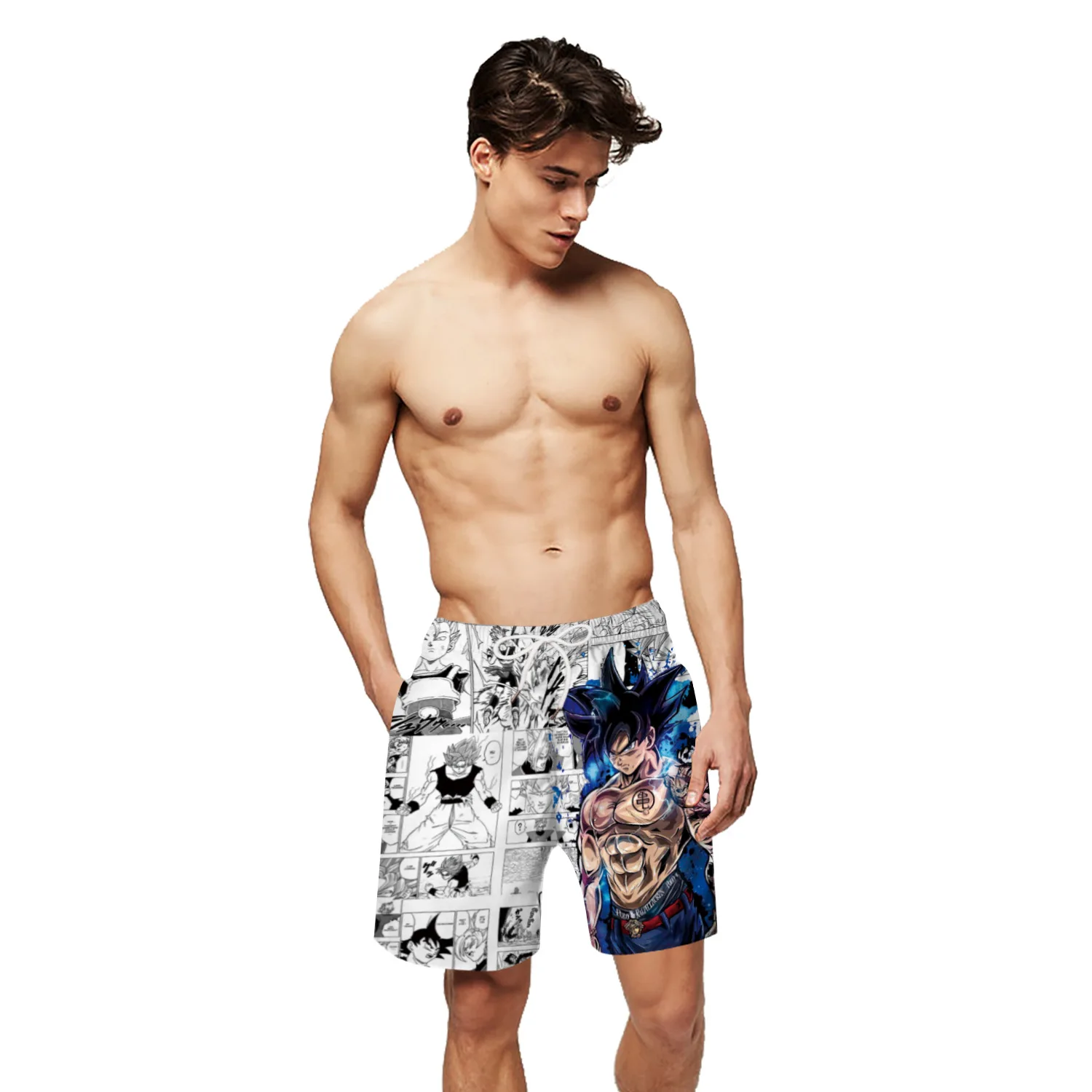 

Manufacturer Bandage Swim Trunks High Waist Maillot Men Custom Board Shorts