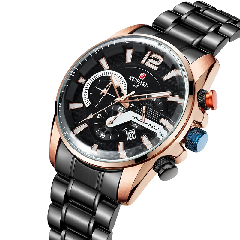 

New Arrival Luxury stainless steel band calendar time mens quartz watch for sport Top Brand OEM casual Beautiful Wrist Watches