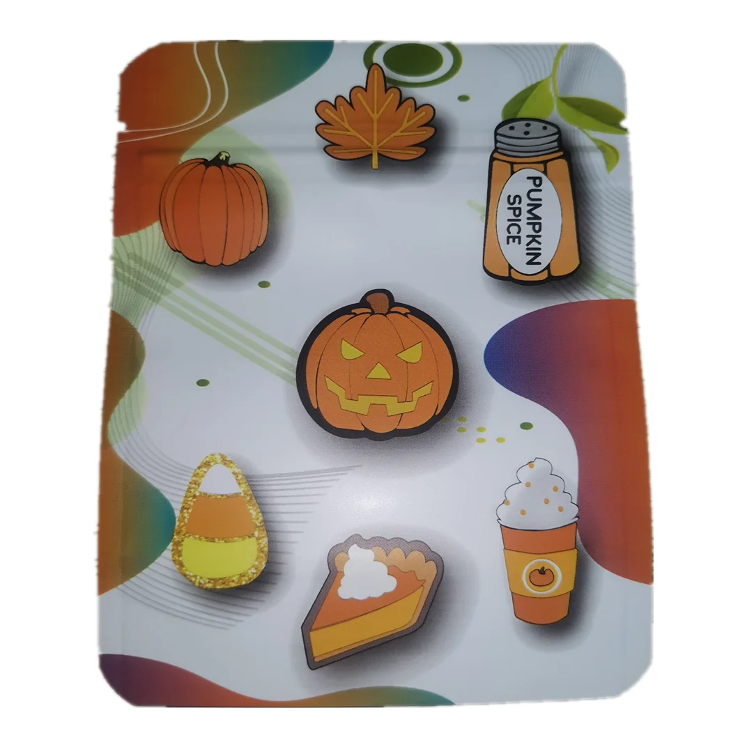 

2021 Halloween Home Decoration Gifts croc charms with packaging frosted ziplock bags Wholesale Polybag Custom Industrial Bags, Customized color