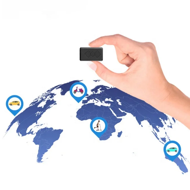 

2021 New Small Size Low Cost GPS Tracker Long Battery P6 GPS Tracking Device Personal Kids Pet Smart Cheap Mini GPS Tracker, Black