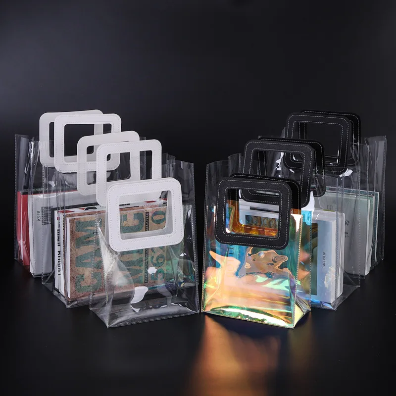 

PVC clear plastic packaging pouch waterproof packaging Tote Travel Toiletry Bags zipper bag pvc transparent duffel bag, Transparent and customized