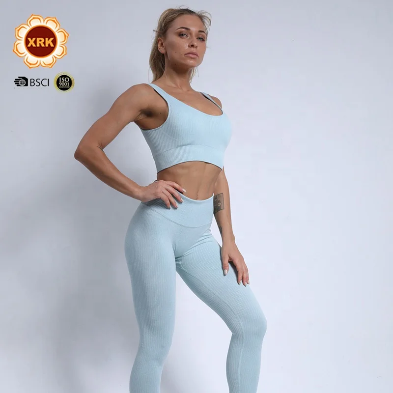 

High Quality Private Label For Athletic Women Workout Active Yoga Sets Sports Bra And Pant