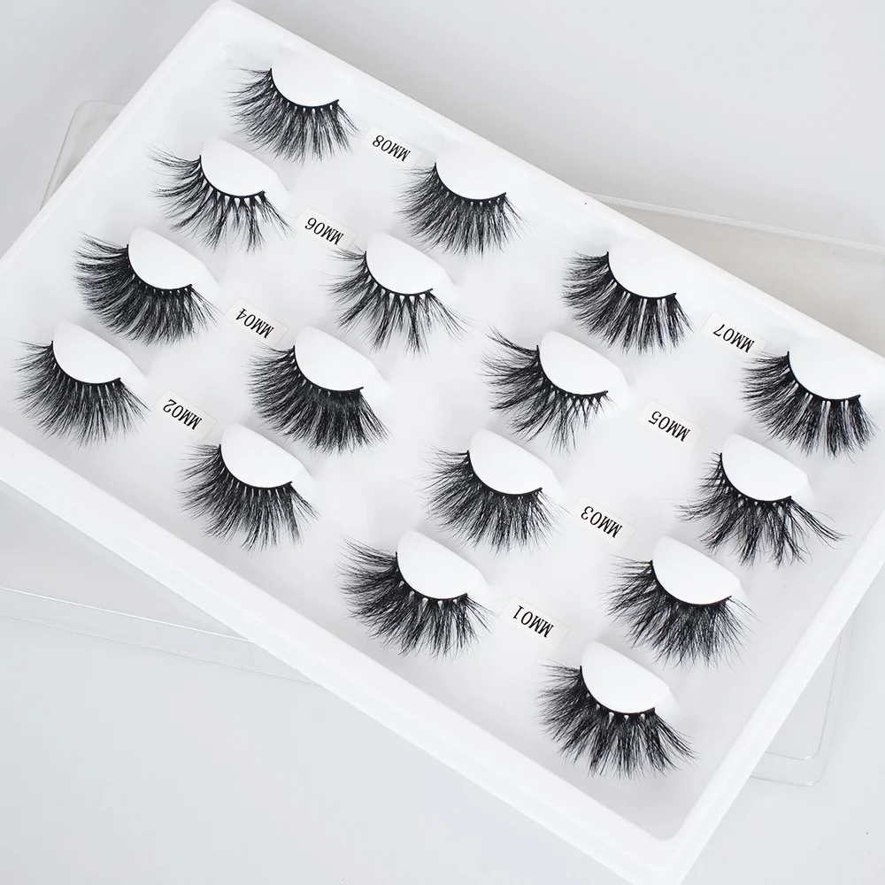 

Wholesale natural eyelash vendor faux extensions magnetic 3d 25mm mink false eyelashes