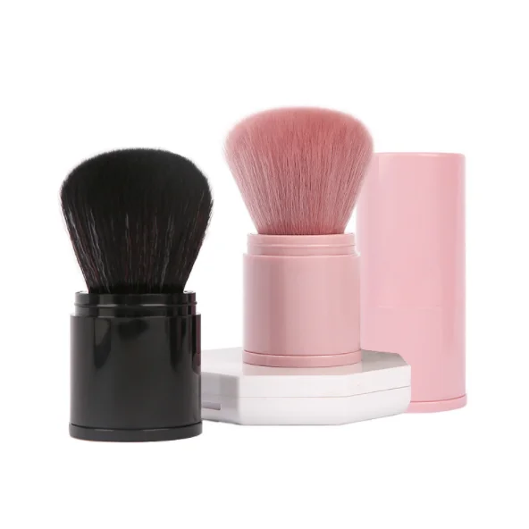 

Portable retractable paint mini blush color on makeup brush soft skin-friendly blush brush