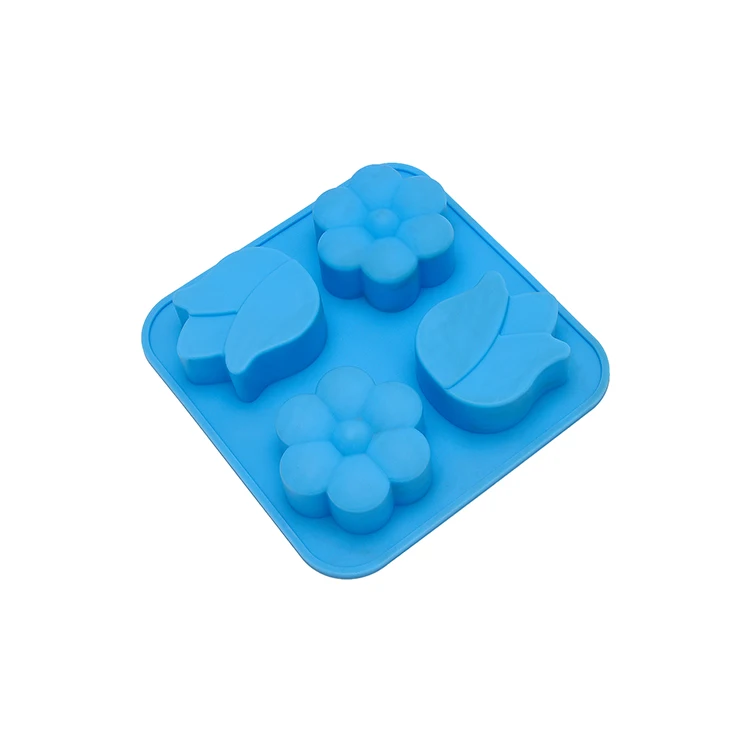 3D Silica Gel Mould Tulip Shape Mould for Soap, Candy, Chocolate, Ice Cubes and Flower Cake Decoration Tools
