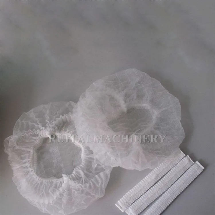
High Speed Disposable Plastic Hair Bath Shower Bouffant Cap Making Machine 