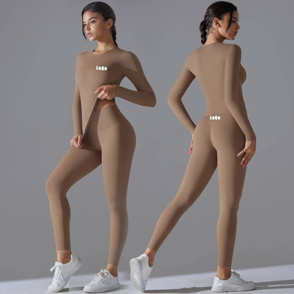 2024 New Women'S Jogger Custom Smart Stretch One Piece Women Sportswear Running Training Gym Athletic Fitness Workout Yoga Set