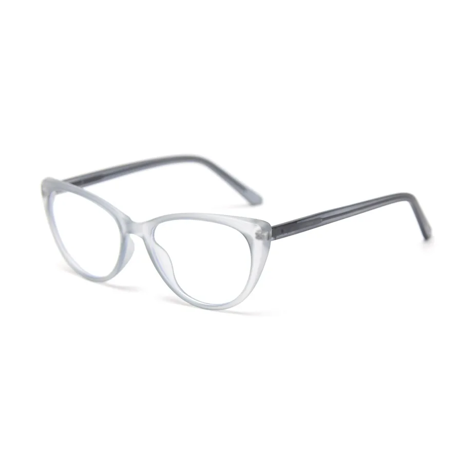 

Fashion Cat Eye Flat Lens Women Brown Black Eyeglass Frames Spring Legs Trend Female Myopia Glasses Frame, 6 colors