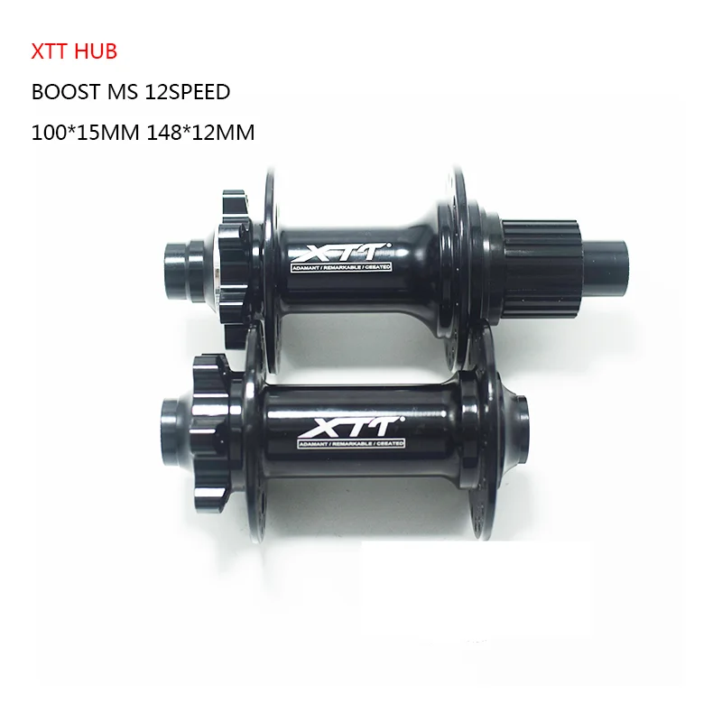 

The New style XTT mountain bike hub Boost 8/9/10/11/12speed MS for bicycle parts, Black