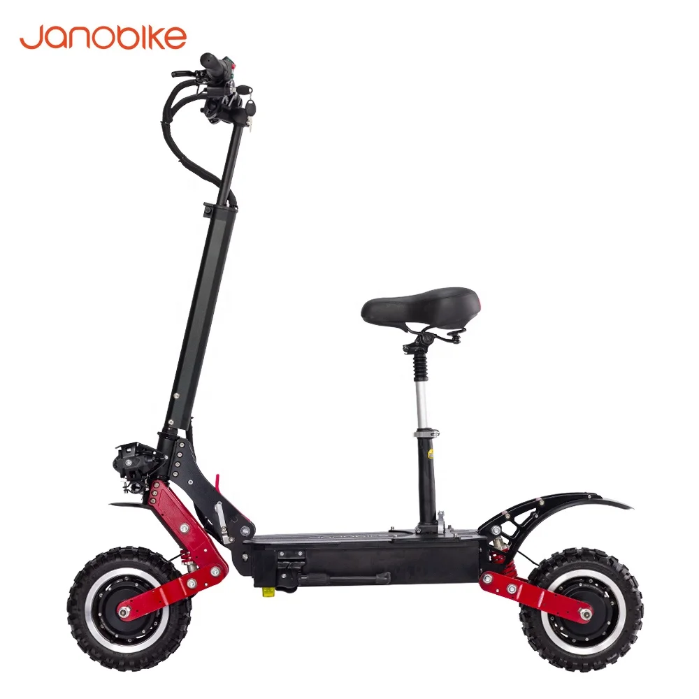 

Janobike T85 Updated version 6000W 60v 28.8Ah Pana sonic battery off road Electric Scooters for Adults