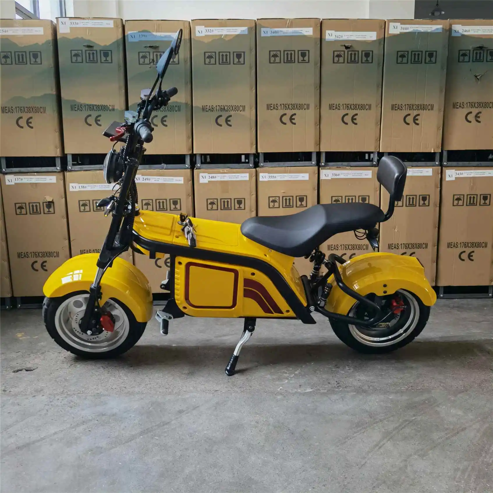 

55-65Km Long Range Folding Electric Kickscooter Max Fast Charging Battery Max HULK Scooter E-Balance Scooter For Adult