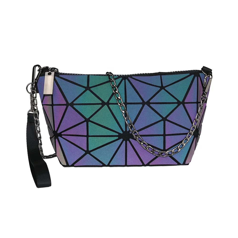 

woman variable small quilted pu purse bag geometric crossbody, 6 patterns