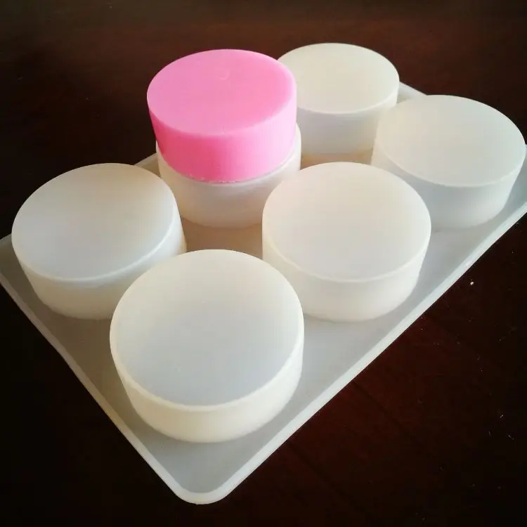 

6 Cavity Thickened Cylinder Shape Handmade Silicone Soap Molds