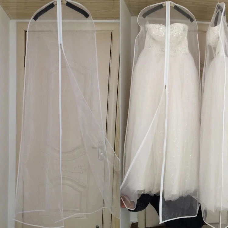

Transparent Organza Bridal Dress Covers Wedding Dress GOWN Garment Bags 160cm 180cm