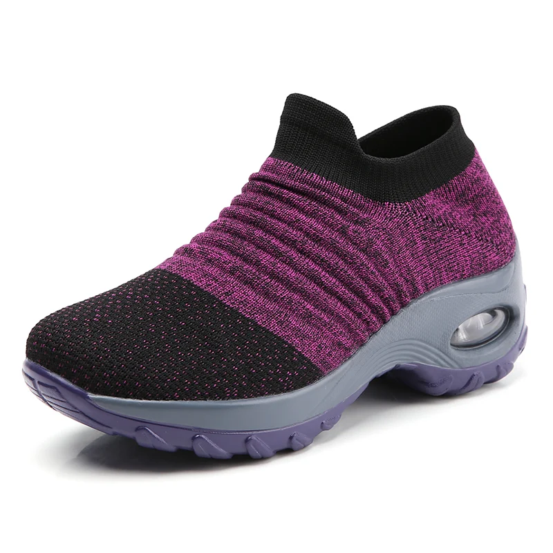 

Air Cushion Girl Sports Running Shoes Casual Shoes Men Sneakers High Cut High Quality Fashion Red Black Custom Summer White OEM