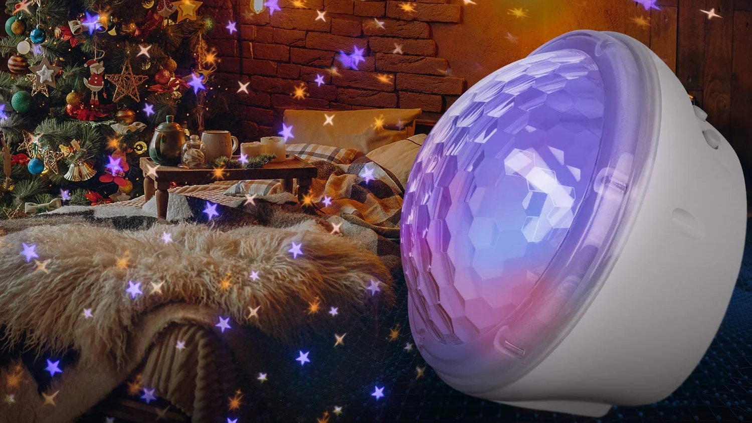 批发圣诞室装饰激光银河星空婴儿明星儿童夜灯投影仪儿童