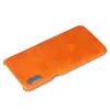 Professional products from China crazy horse pattern phone shell single bottom orange buckskin
