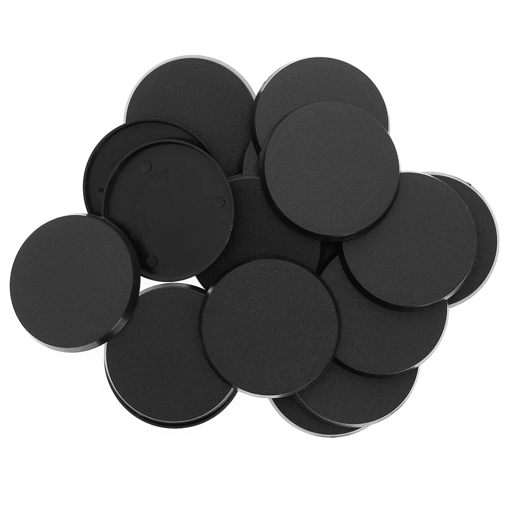 

MB750 Miniature War Games Round Bases 50mm Model Base Plastic