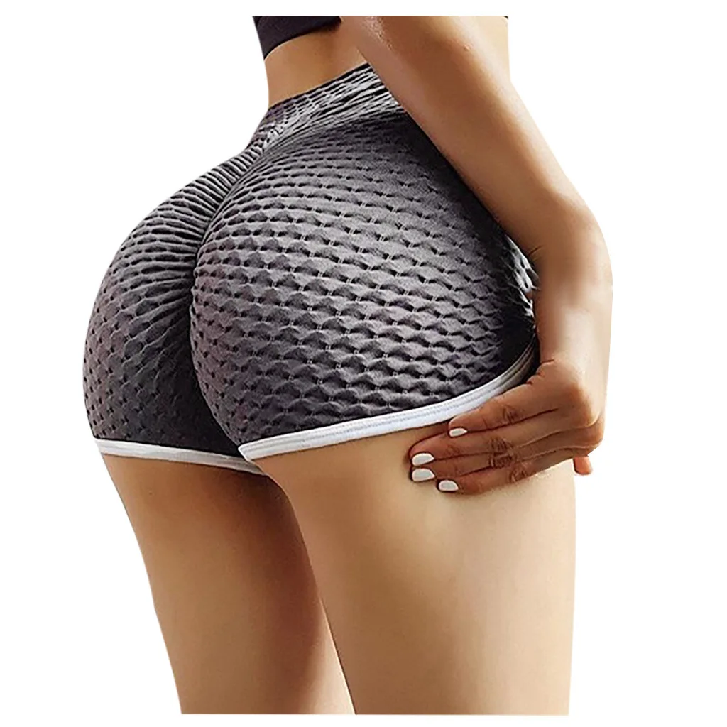 

Sexy High Waist Yoga Shorts for Women Athletic Gym Workout Fitness Yoga Leggings Seamless Butt Lift Tight Sportswear Breathable, 6 colors for choose