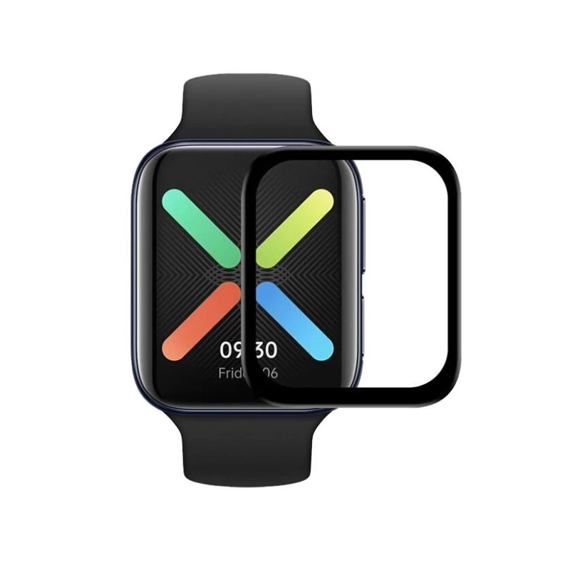 

For Oppo Watch 46mm 41mm Glass Protective Film Cover Full Screen Protector Case For Oppo Smart Watch, Transparent
