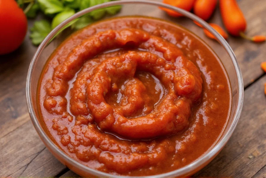 Close-up of chipotle peppers in adobo sauce in glass bowl with fresh ingredients