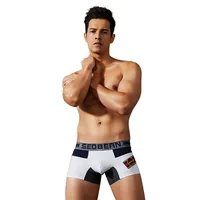 

New men's underwear boxer briefs logo custom hot sale comfortable 92%cotton 8%spandex shorts boxers for men