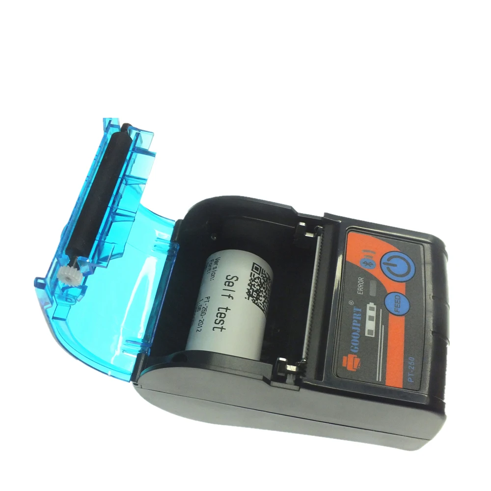 

58mm Mobile Thermal Receipt Printer with big capacity battery 2500mAh mini print Portable Printer