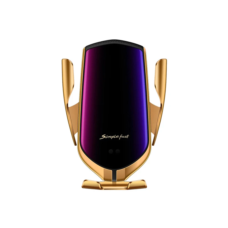 

Automatic mobile phone charger 10W Wirless Charger Smart Sensor Wireless Car Automatic Holder, Black, gold, silver