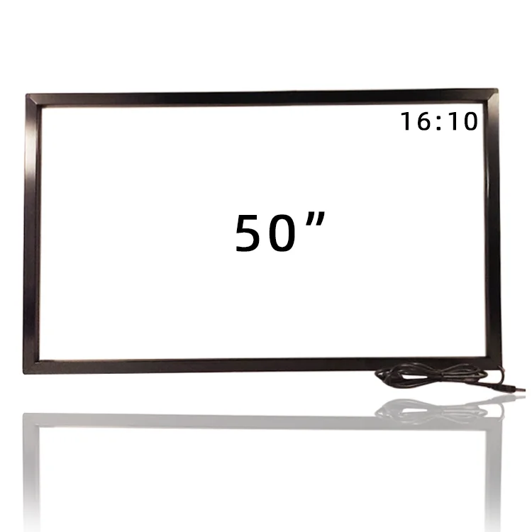 

50" multi points USB IR Finger Touch wall overlay frame IR Touch Screen panel for android TV display
