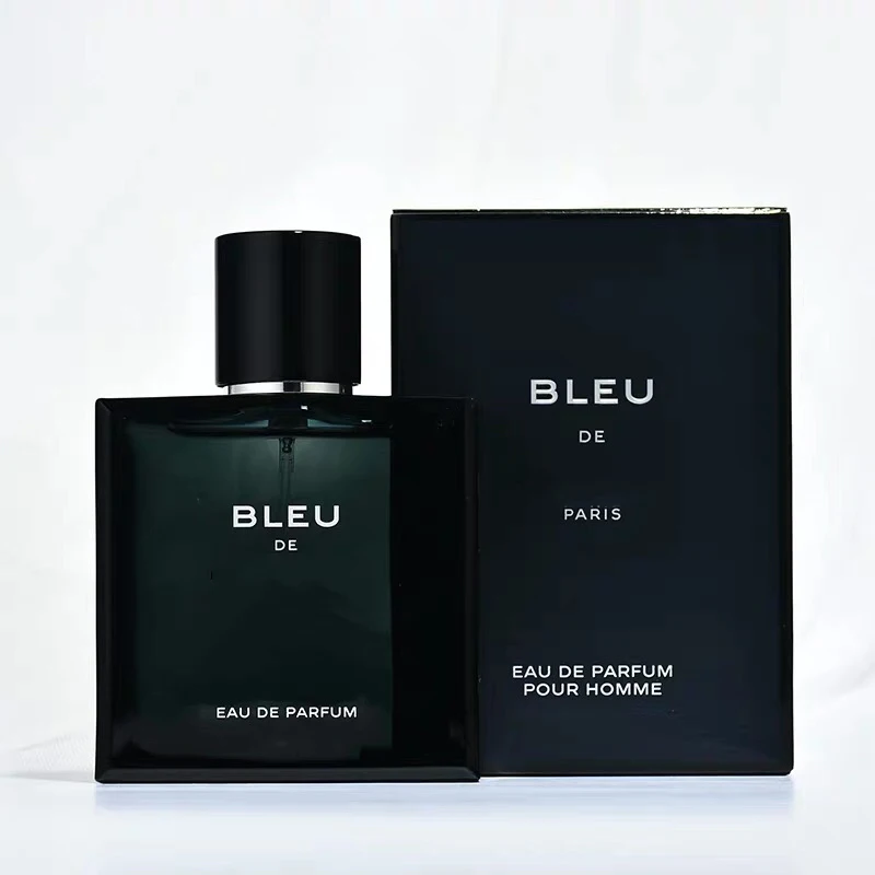 

100ml 3.4Fl.oz Bleu De Perfume Men Perfume Fragrance Eau De Parfum Lasting Smell Blue Man Cologne Spray Famous Brand Top Quality, Picture show