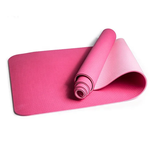 

Custom Printed Eco Friendly New Pink TPE Yoga Mats Customized Logo