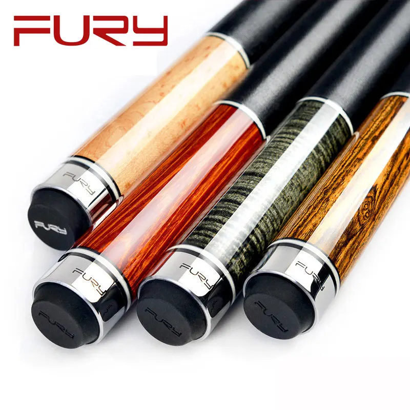 

wholesale 58'' length fashionable and simple style stick America maple shaft handmade Billiar Fury NA series billiard pool cue