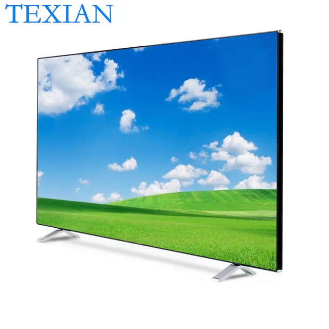 

New TV 55 Inch Explosion-Proof Tempered Glass Wide Type Full Interface Flat Screen Smart Led TV Factory Wholesale