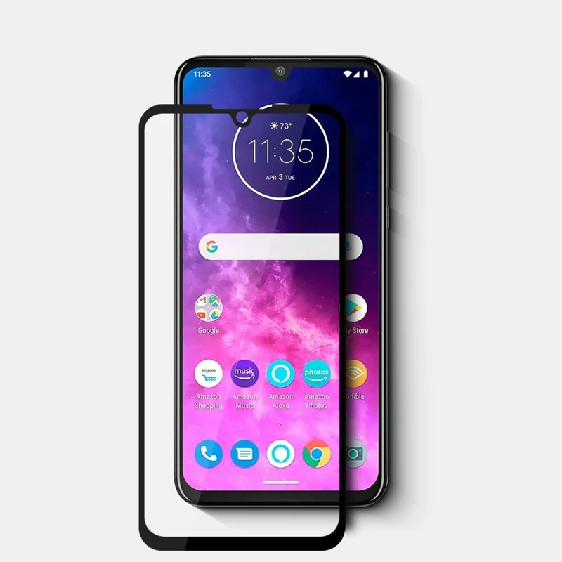 

9h Anti-broken tempered glass screen protector for motorola one zoom